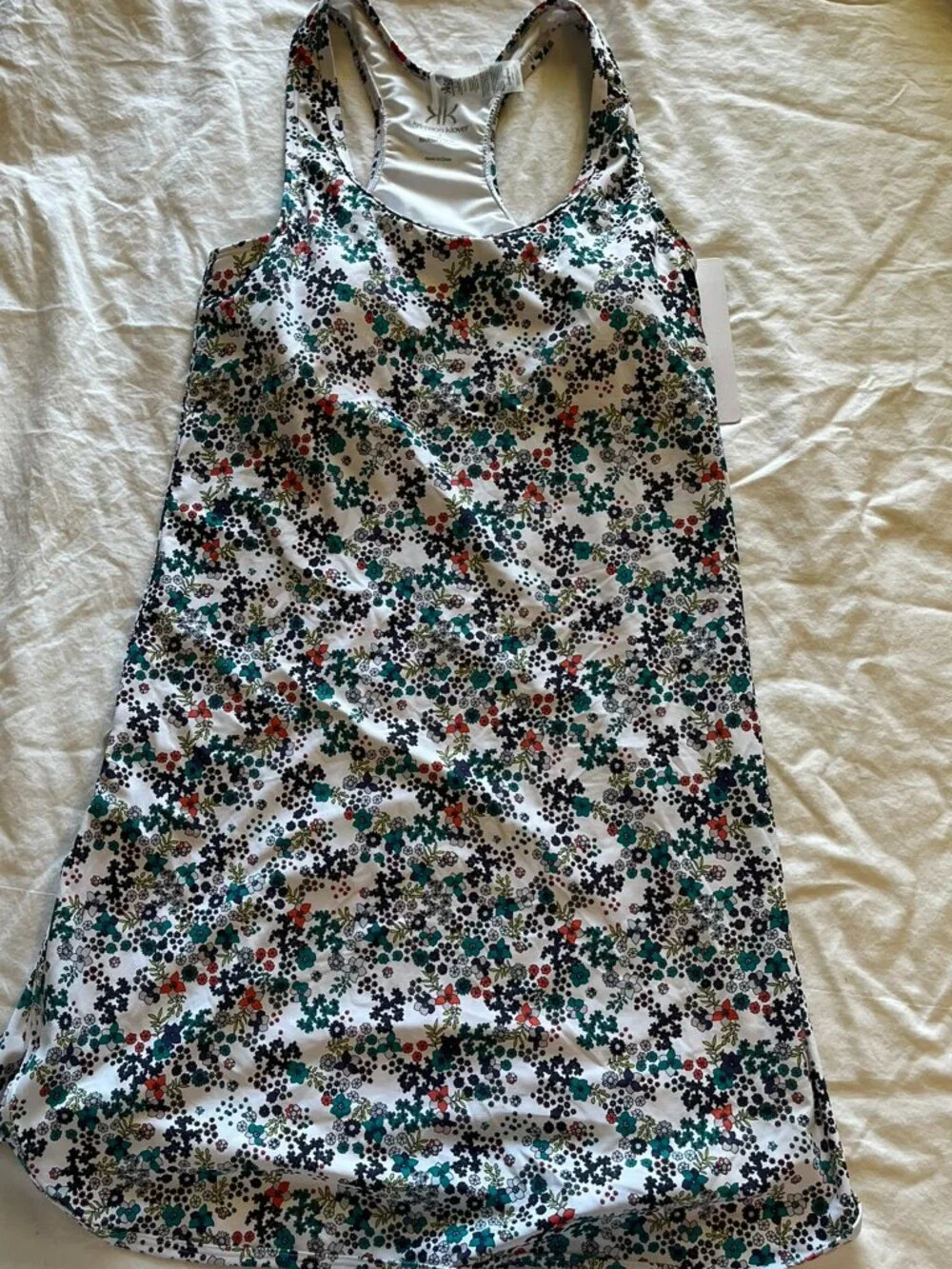 Krimson & Klover Woman's One-Piece Kai Alpine Floral Summer Swim Dress Sz sm